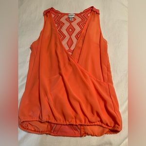 ☀️ Anthropologie ☀️ DayTrip Wrap Tank Sleeveless Top Large
